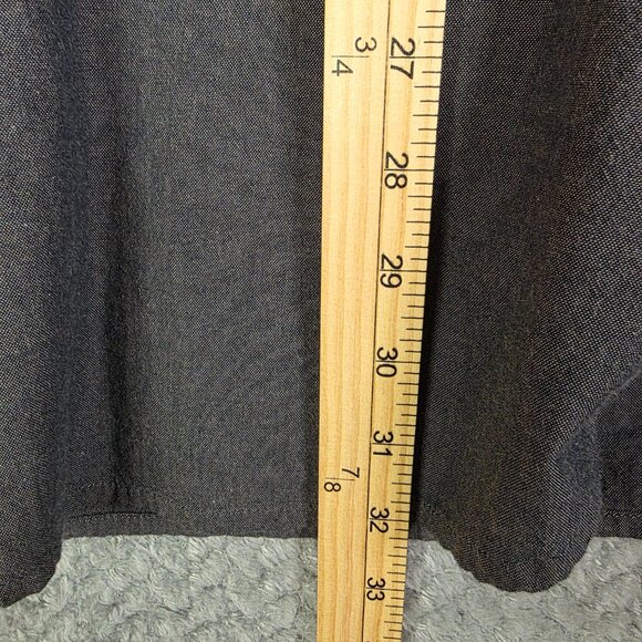 Carhartt Relaxed Fit Button Up Shirt 2XL Gray Long Sleeve Workwear S202 BKC 100% - Picture 5 of 7